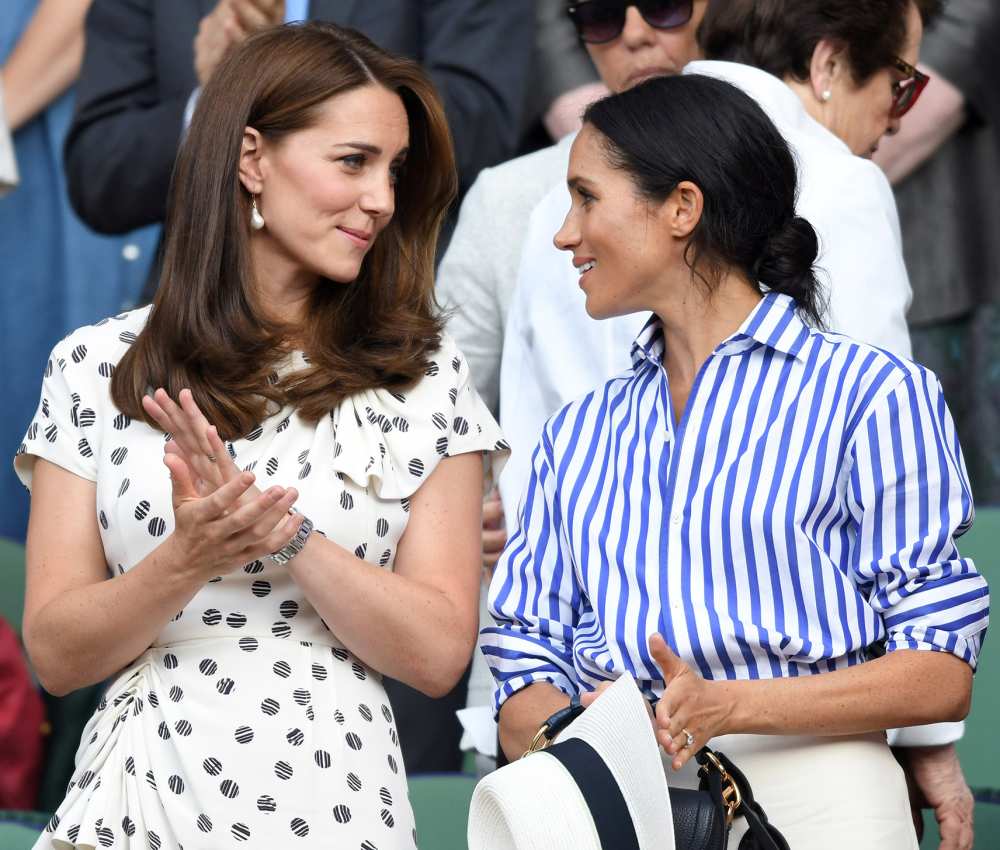 Duchess Meghan Duchess Kate Bonding Over Motherhood