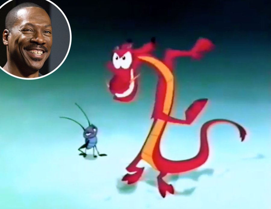 Eddie Murphy Mushu Mulan Voice Over Disney and Pixar Characters