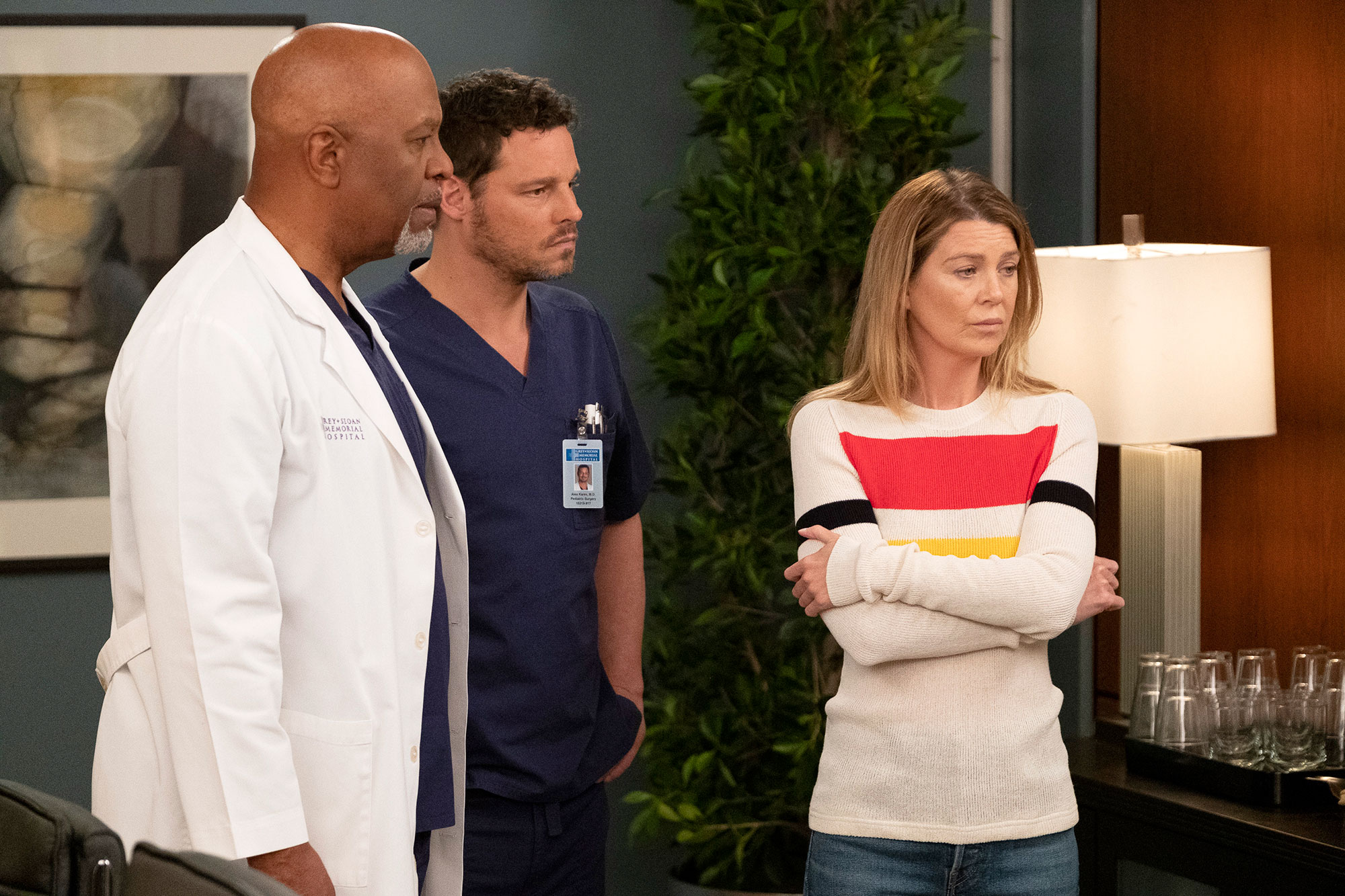 Grey's Anatomy Recap James Pickens Jr., Justin Chambers, and Ellen Pompeo