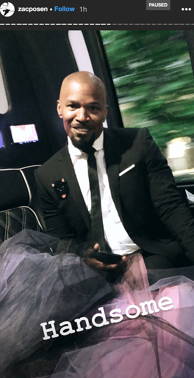 Jamie Foxx Arrives With Katie Holmes Met Gala 2019 Limo