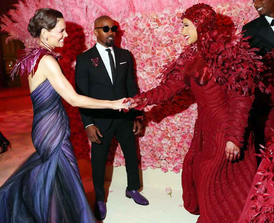 Met Gala 2019 What You Didnt See Katie Holmes Jamie Foxx Cardi B