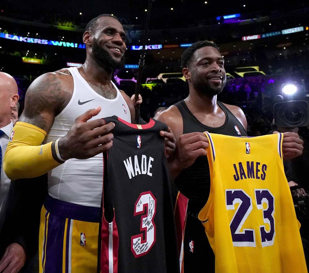 LeBron James and Dwyane Wade Kids To Play Basketball Together