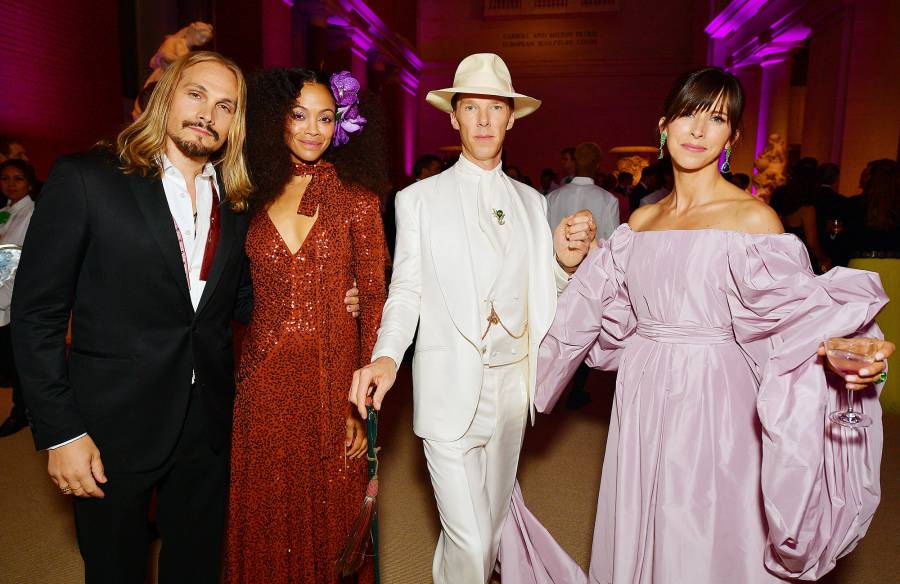 Met Gala 2019 What You Didnt See Marco Perego Zoe Saldana Benedict Cumberbatch Sophie Hunter