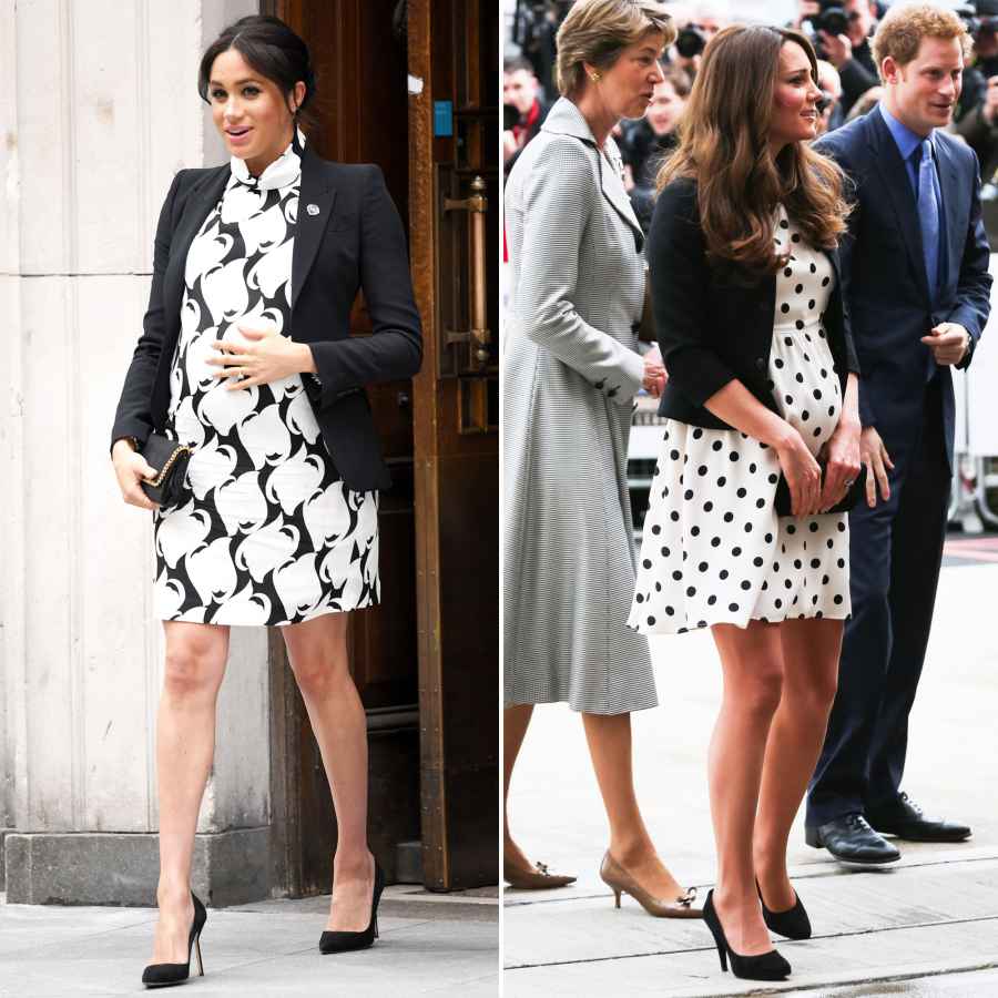 Meghan Markle and Kate Middleton Maternity Style