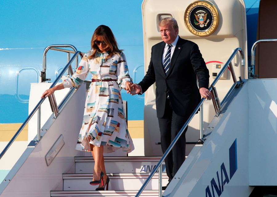 Melania Trump Memorial Day Japan