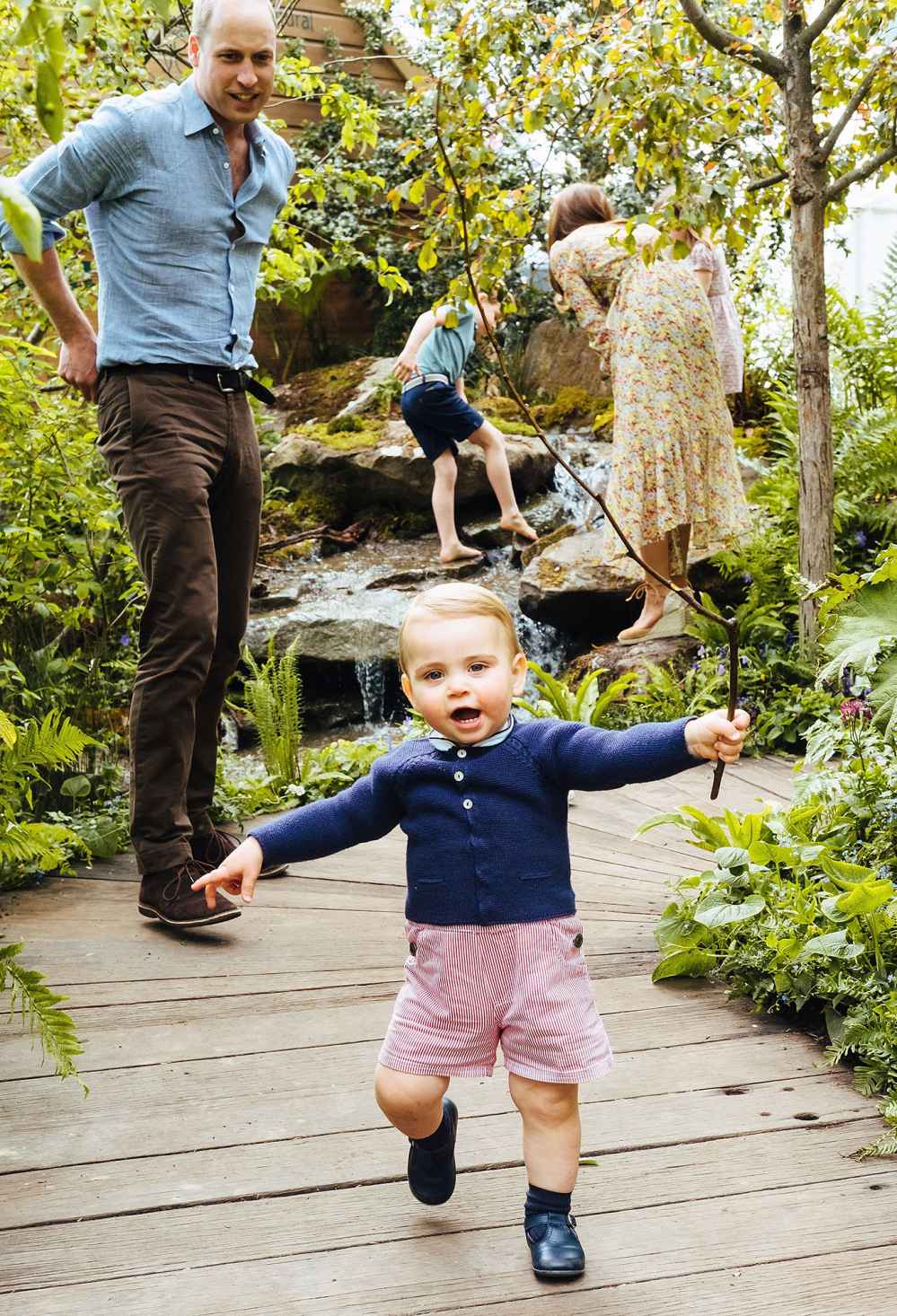 Prince Louis Walking