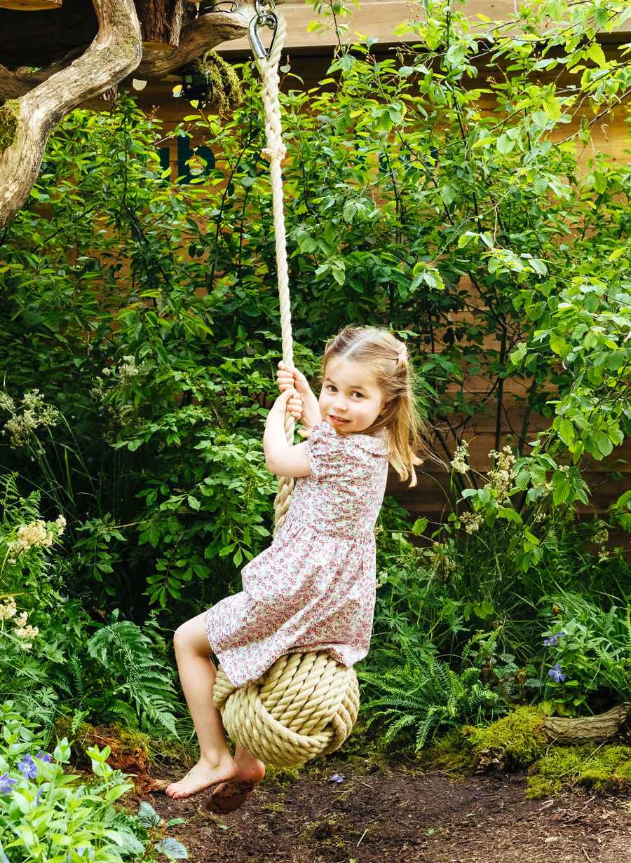 Prince William, Duchess Kate and Kids Play in the Garden She Designed at Chelsea Flower Show