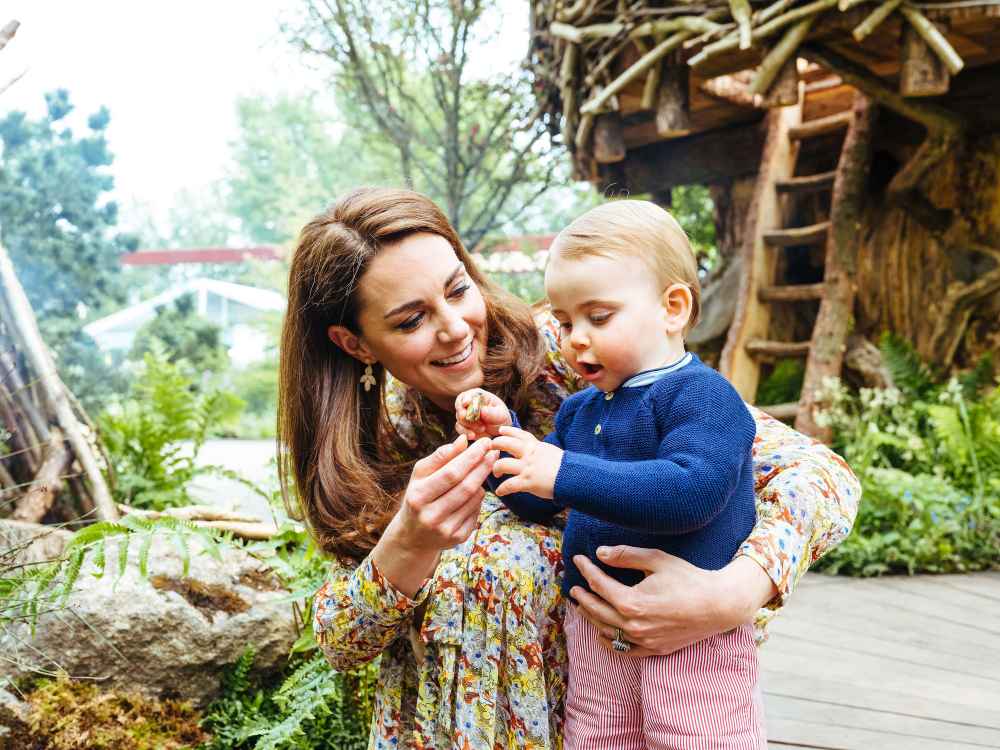 Prince William, Duchess Kate and Kids Play in the Garden She Designed at Chelsea Flower Show