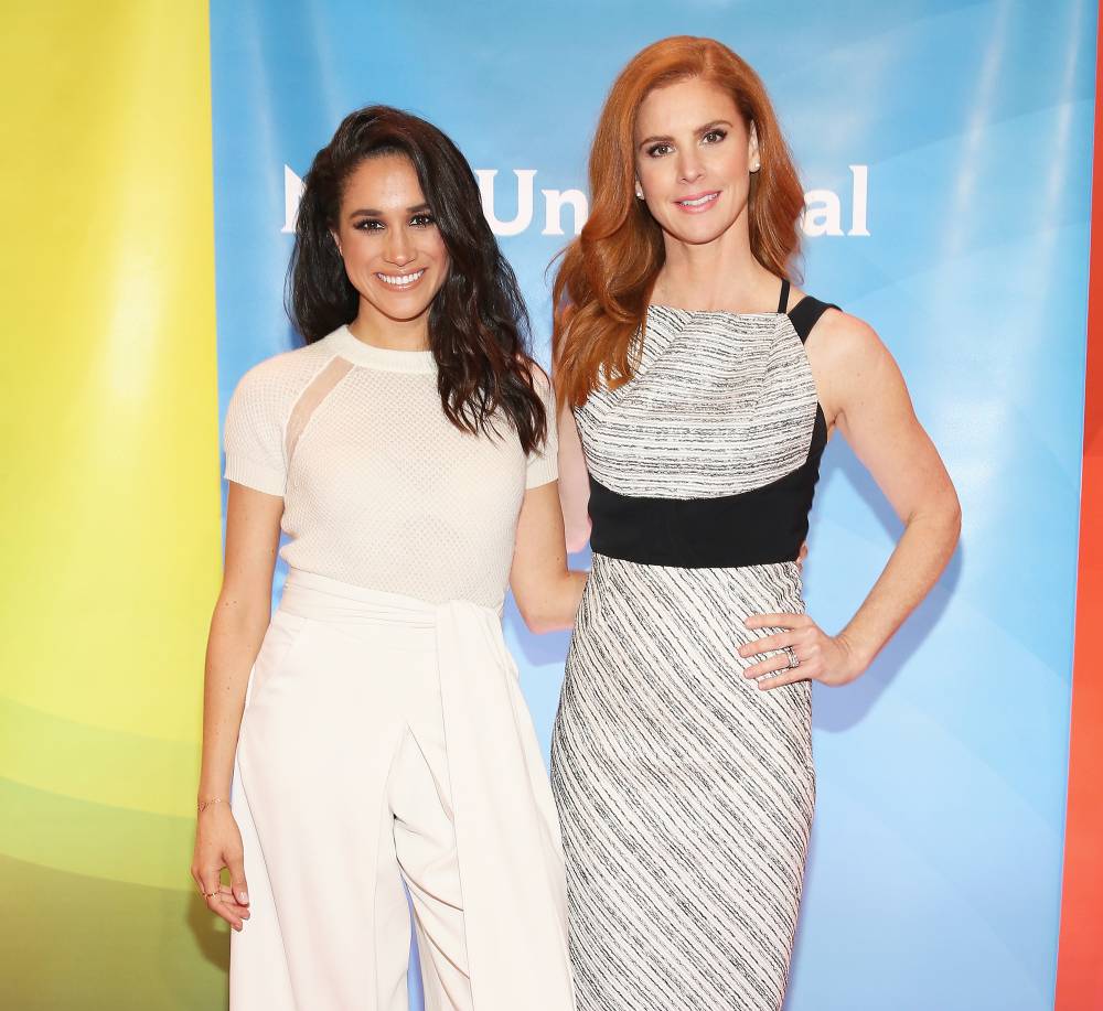 Suits Stars React Royal Baby Sarah Rafferty