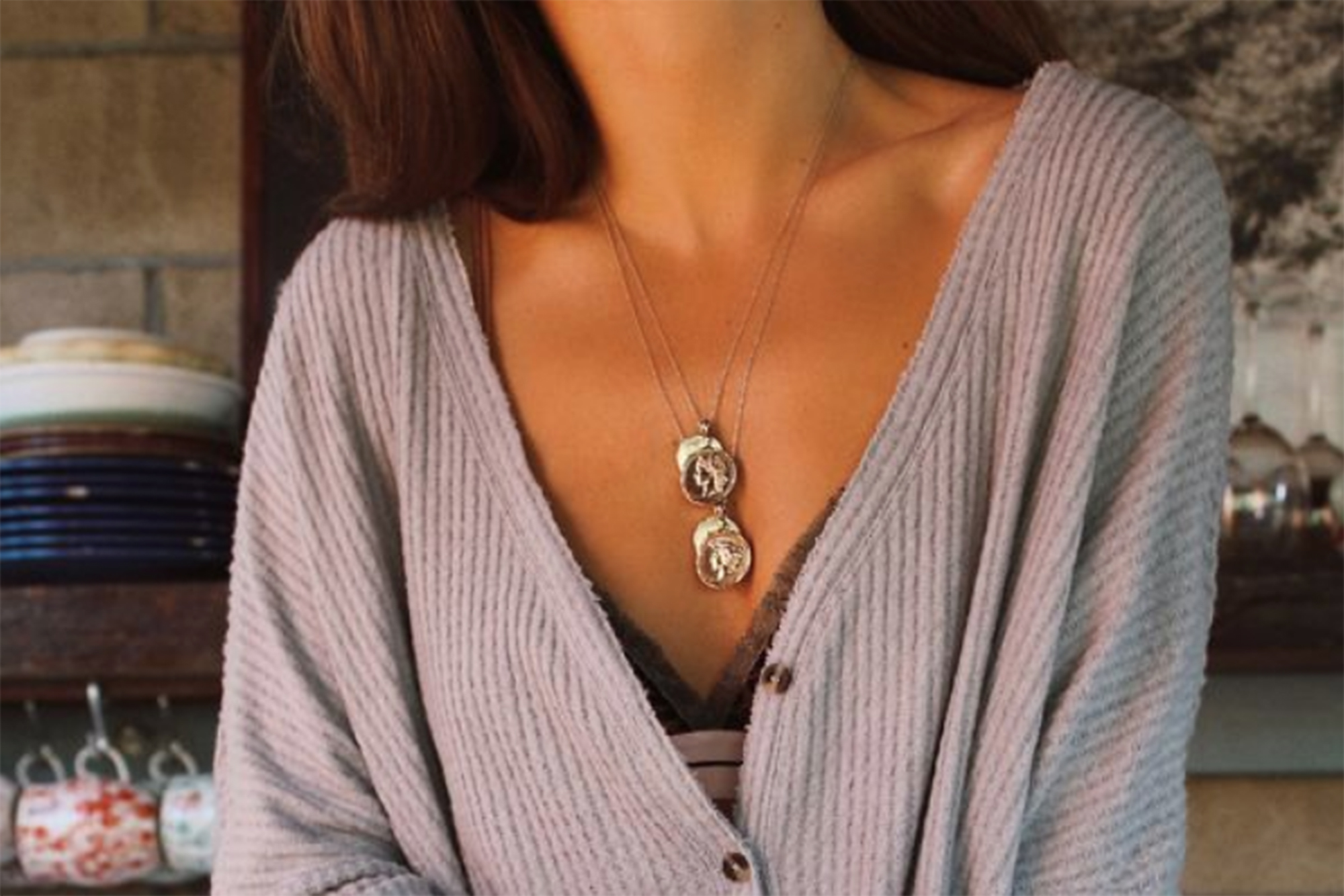 Woman Wearing Thermal