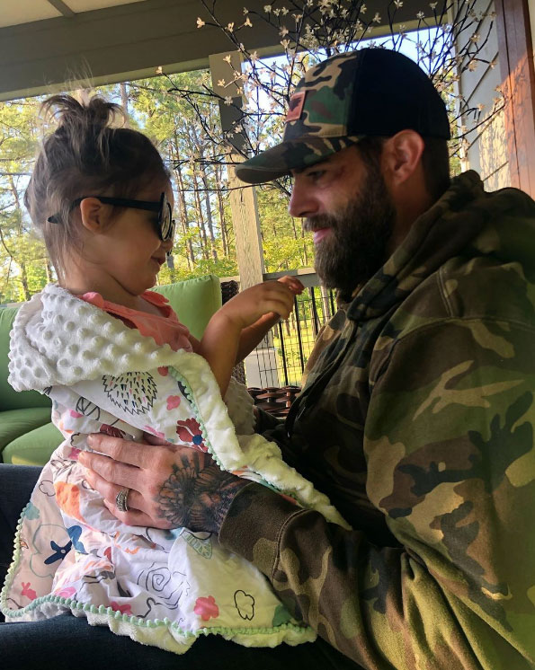 David Eason hugging Ensley