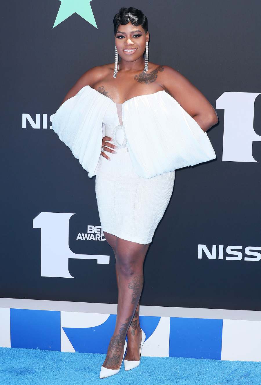 Fantasia White Dress BET Awards June 23, 2019