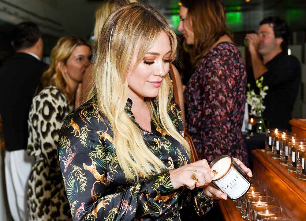 Hilary Duff Saint Prayer Candles