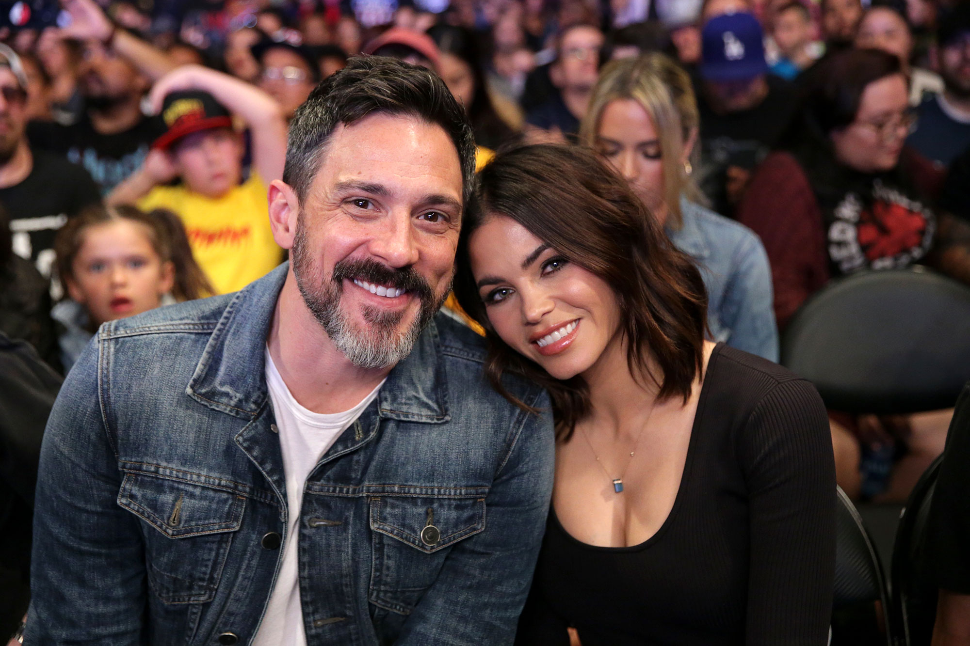Jenna Dewan and Steve Kazee Sit Ringside for WWE Raw