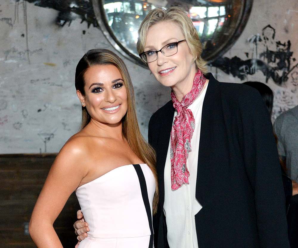 Lea-Michele-and-Jane-Lynch-wedding-gift