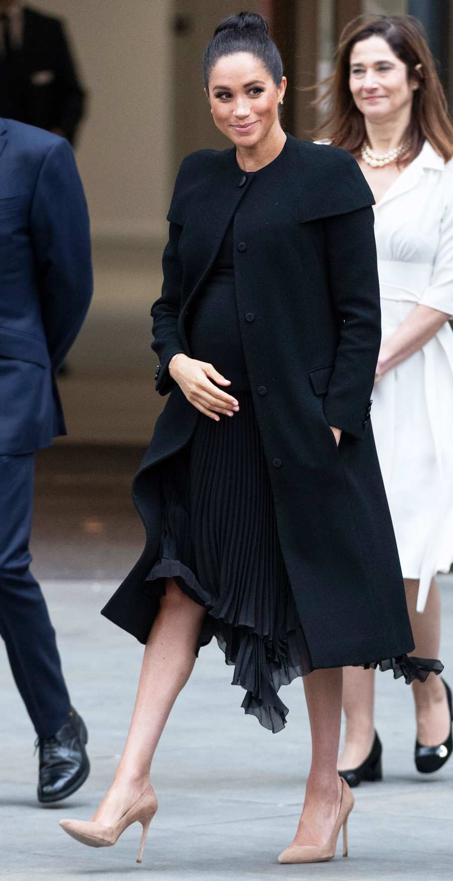 Meghan Markle All Black Ensemble