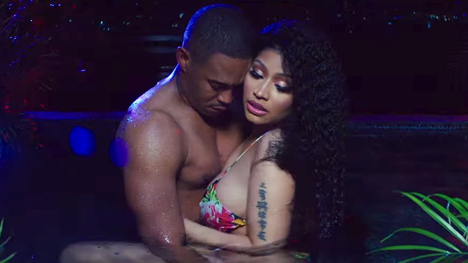 Nicki Minaj and Kenneth Petty in Megatron