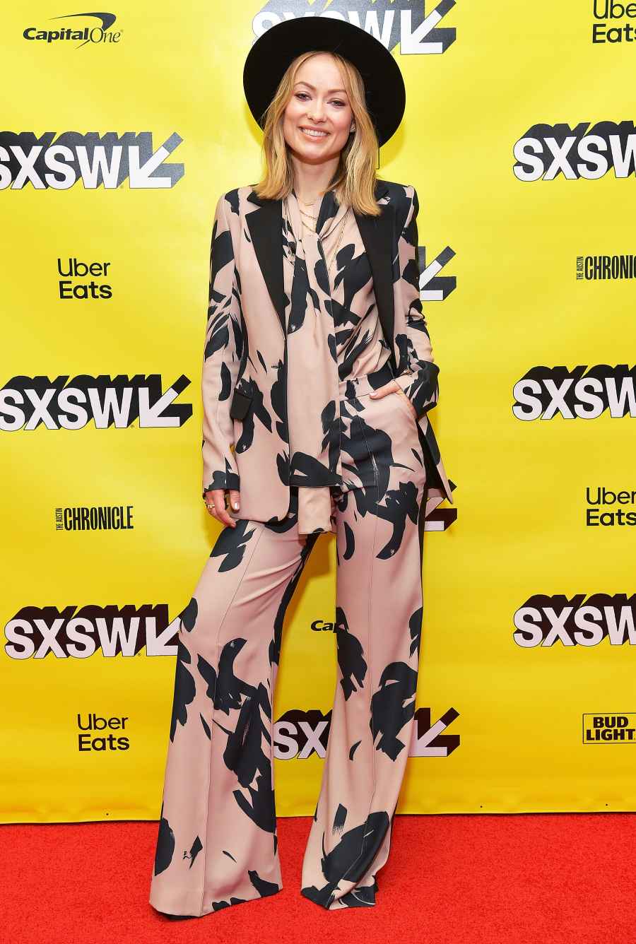 Olivia Wilde Printed Suits