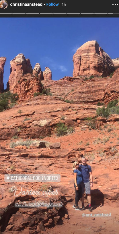 Pregnant Christina Anstead and Husband Ant Enjoy Babymoon in Sedona