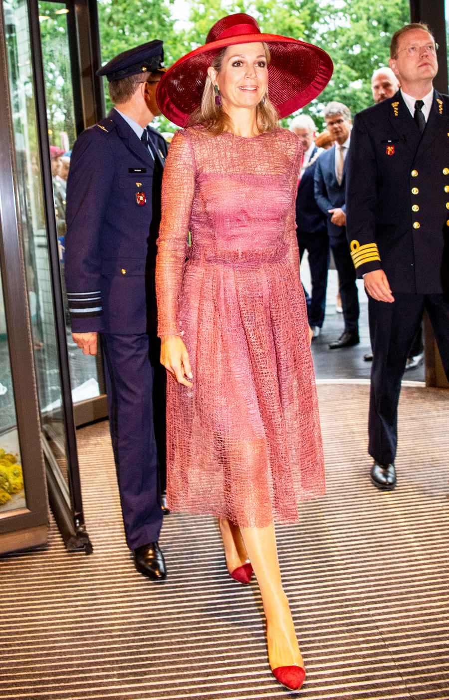 Queen Maxima Mauve Dress June 19