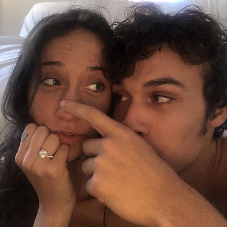 Stella Maeve and Benjamin Wadsworth Celebrity engagements of 2019