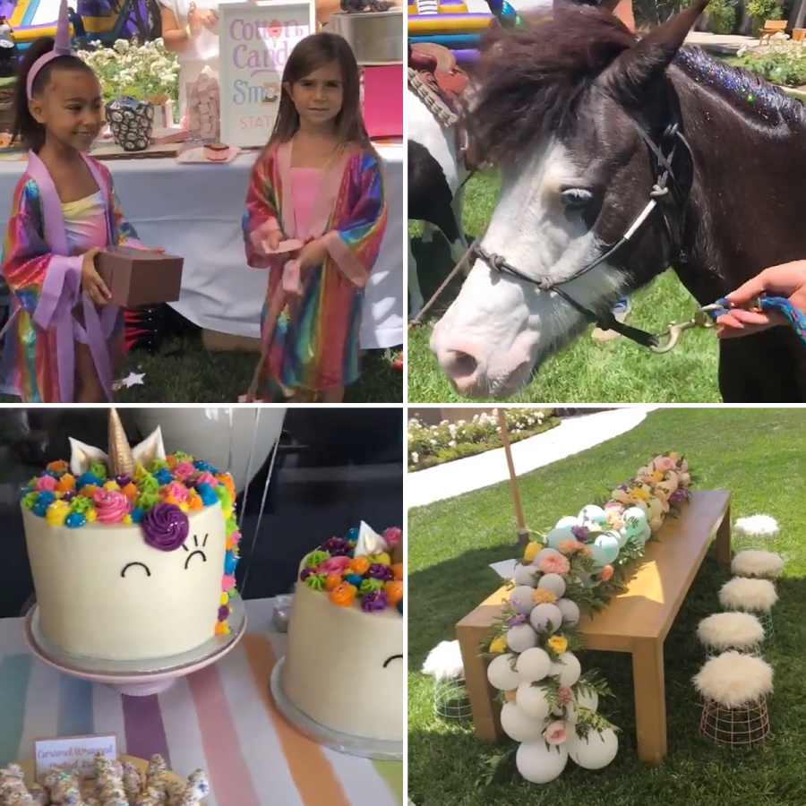 Unicorn North Penelope Kardashian Birthday Party