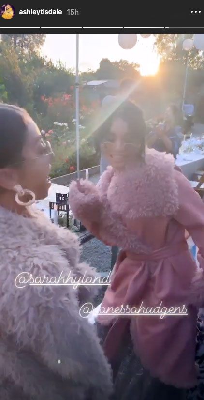 Sarah Hyland and Vanessa Hudgens Dancing Vanessa Hudgens, Ashley Tisdale Were Bridesmaids in Brant Daugherty's Wedding-