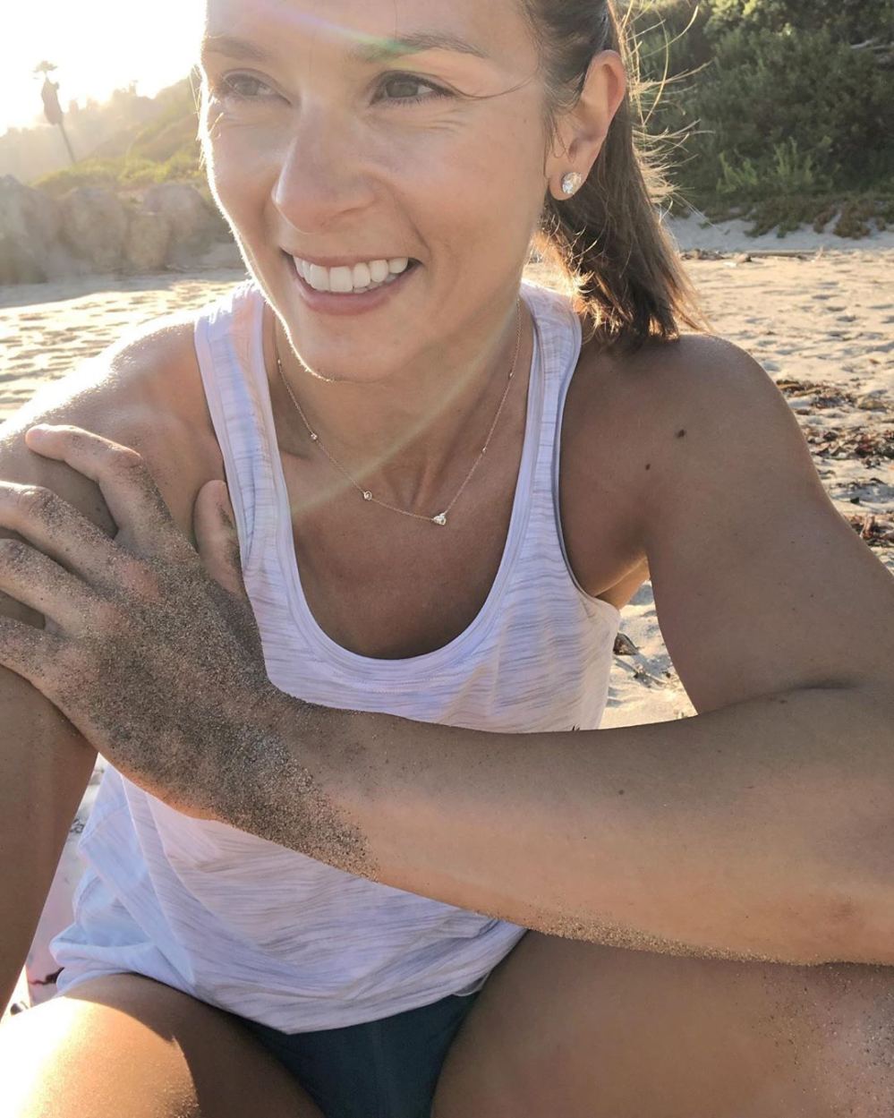 Danica Patrick Working Out