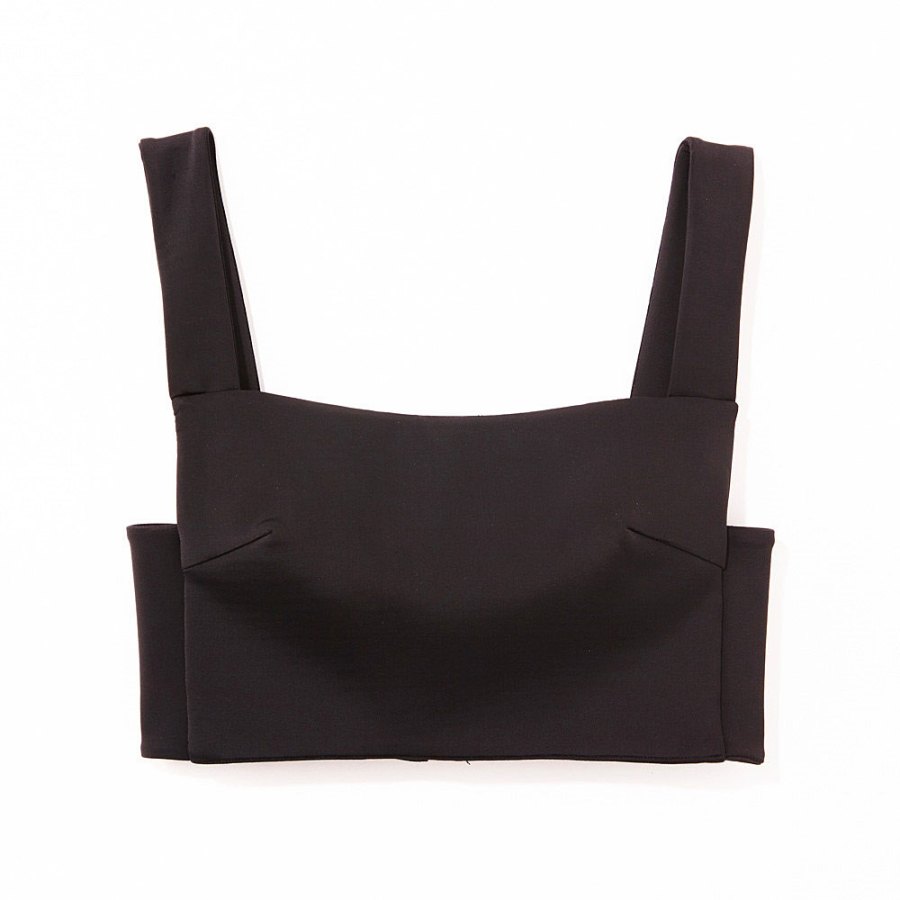 Racy Crop Top Flash Black