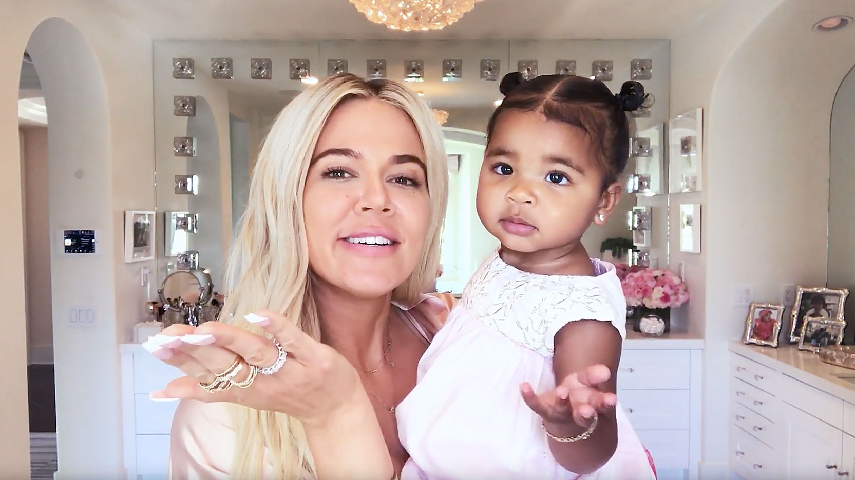Khloe Kardashian True Thompson Beauty Routine Video