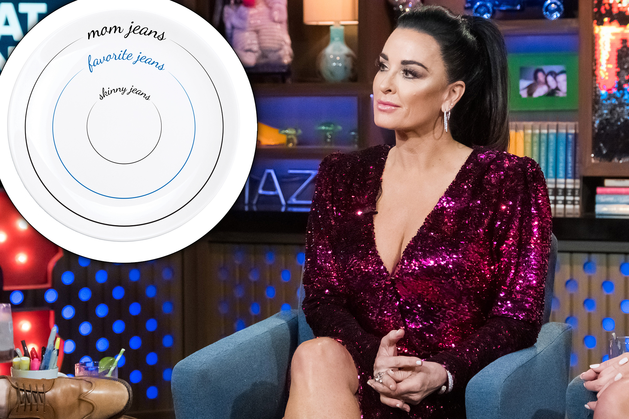 Kyle Richards On Portion-Control Plates