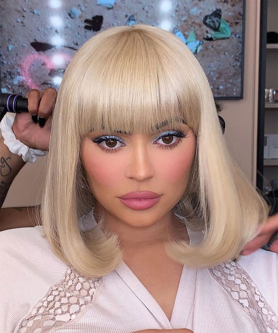 Kylie Jenner Blonde Wig Instagram July 10, 2019