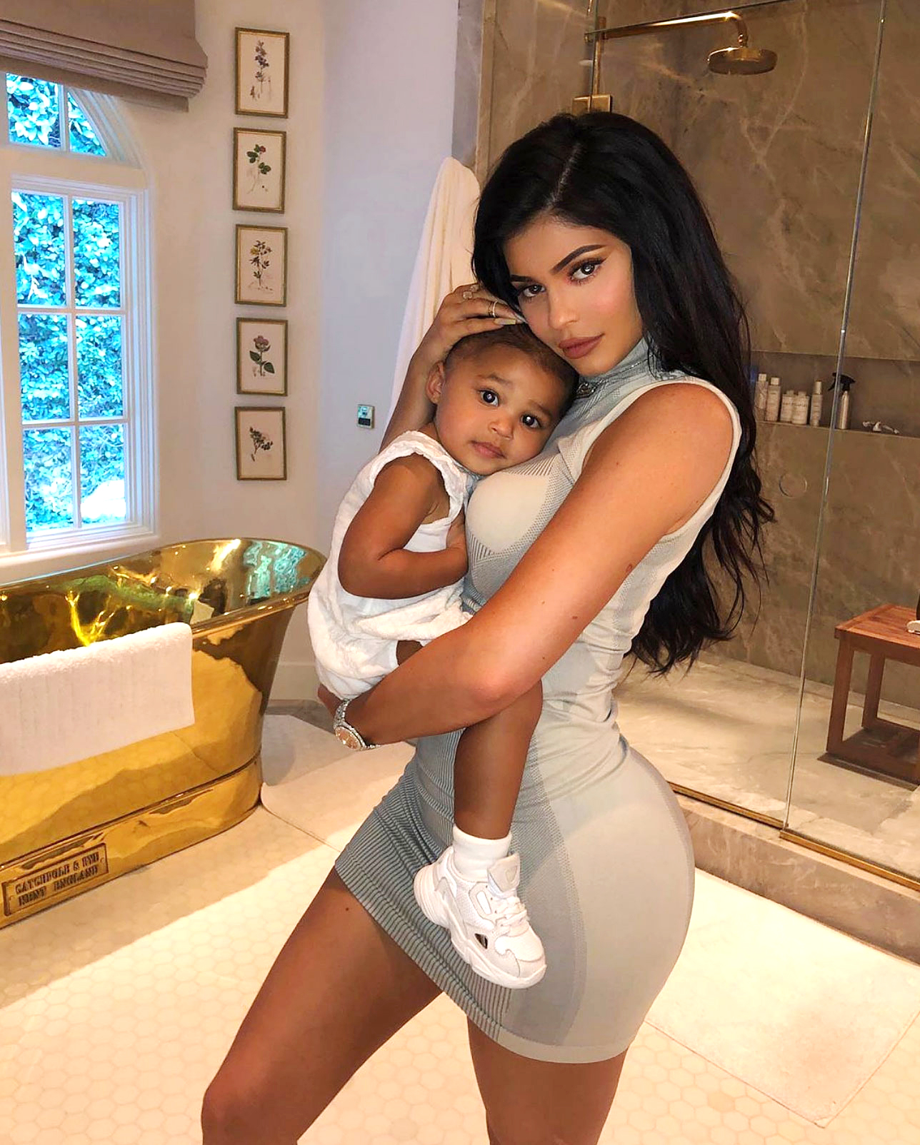 Kylie Jenner Daughter Stormi First Major Magazine Cover Harpers Bazaar