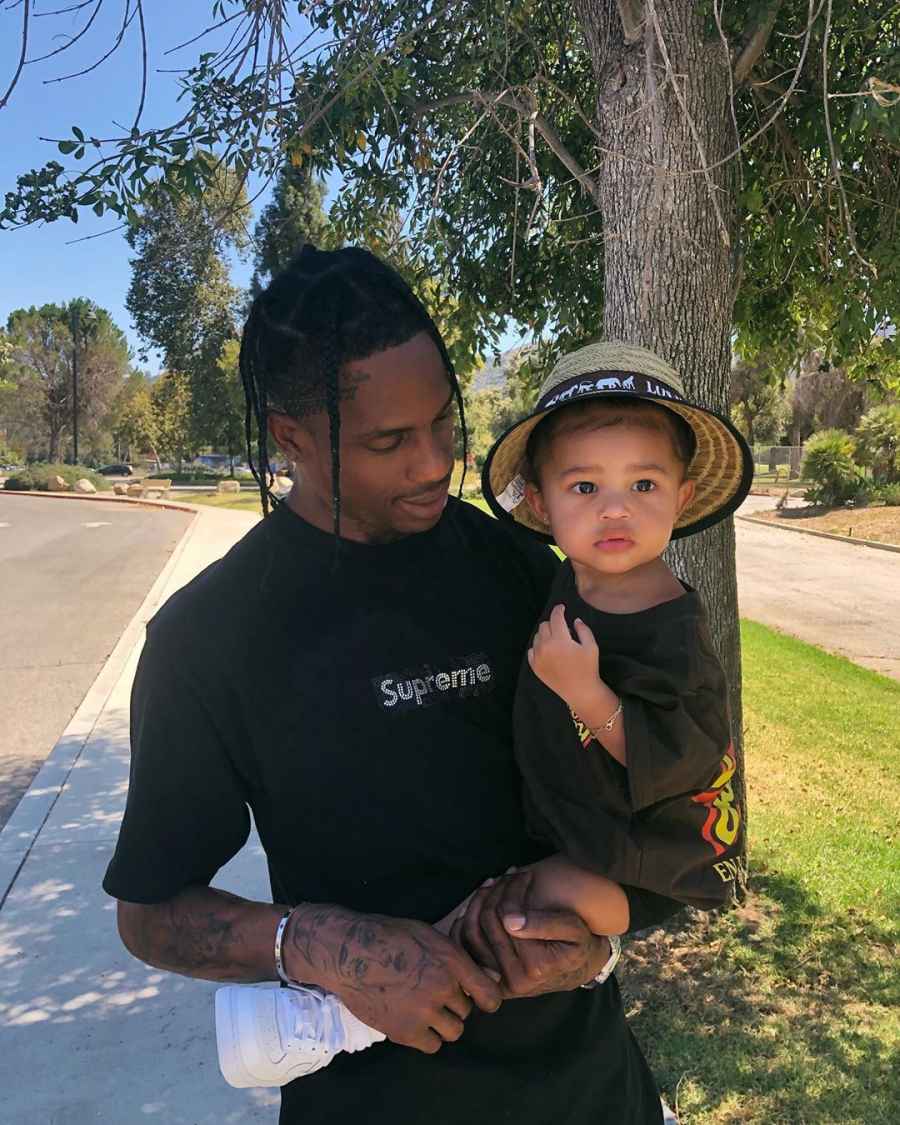 Kylie Jenner and Travis Scott Take Daughter Stormi On Adventure