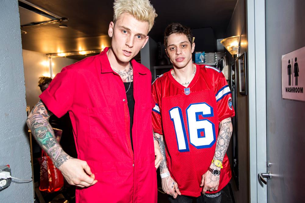 Machine-Gun-Kelly-Pete-Davidson-jerseys-concert