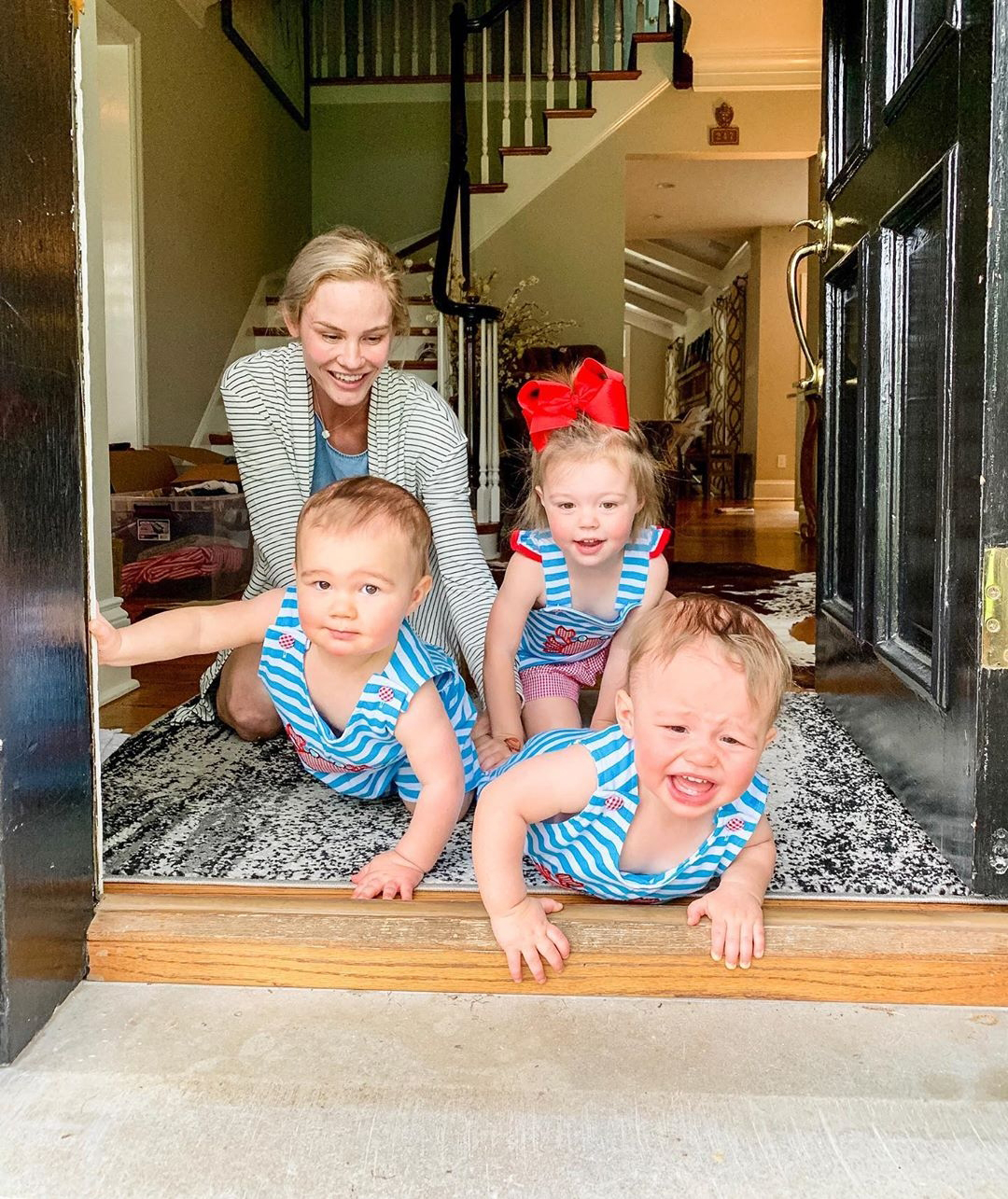 Meghan King Edmonds Son Hart Visits Chiropractor