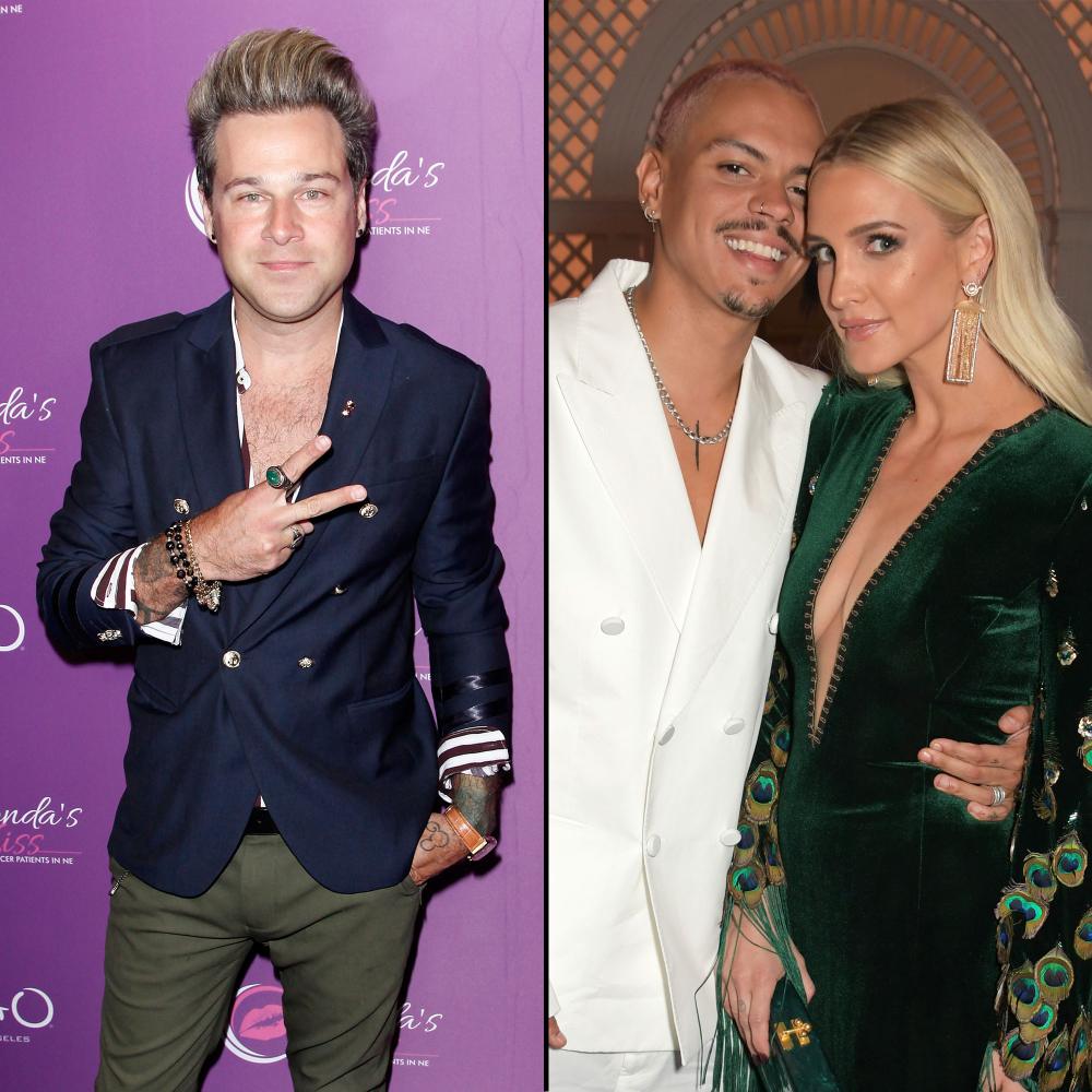 Ryan Cabrera Evan Ross and Ashlee Simpson