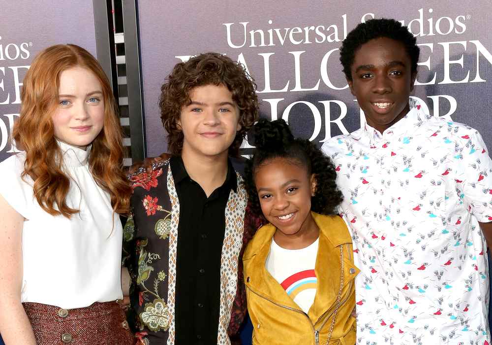 Sadie-Sink,-Gaten-Matarazzo,-Priah-Ferguson-and-Caleb-McLaughlin