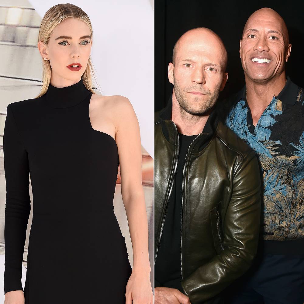 Vanessa Kirby Jason Statham and The Rock Hobbs & Shaw