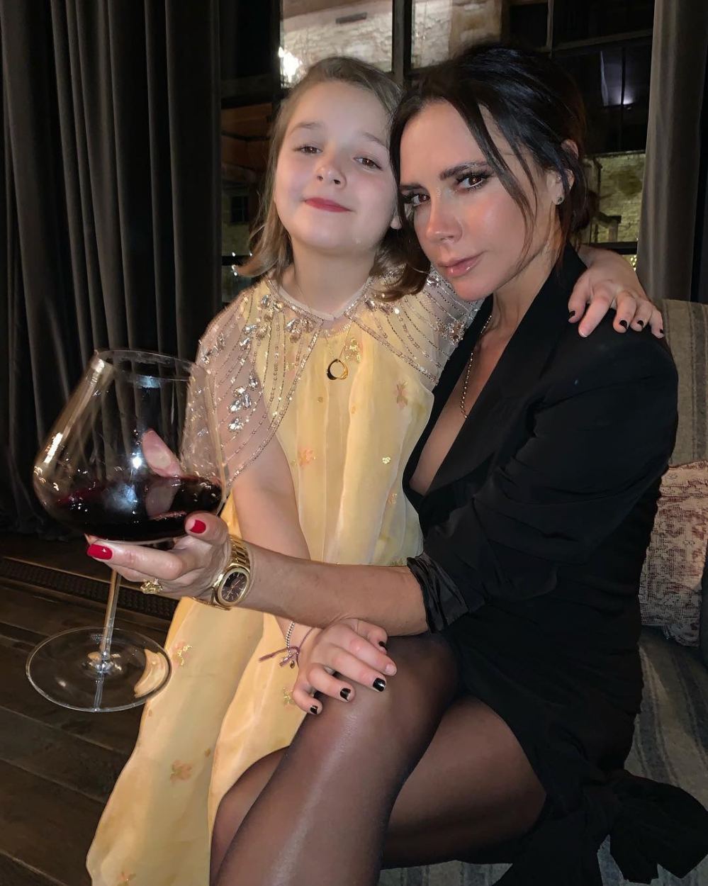 Victoria Beckham Daughter Mimics Mom