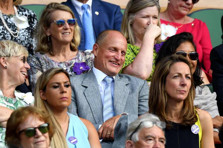 Woody Harrelson Emotions Wimbledon