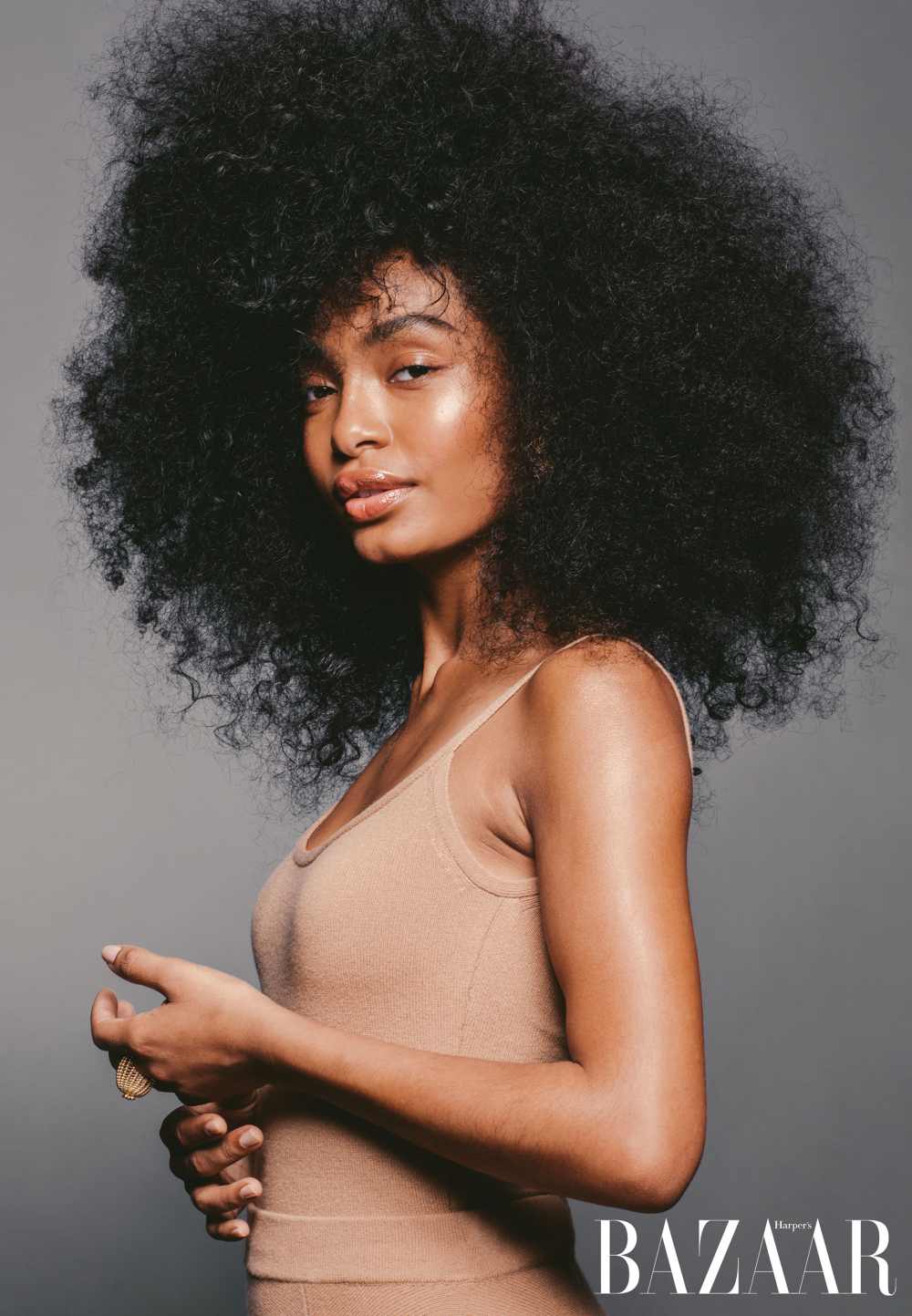 Yara Shahidi Unretouched Harper's Bazaar