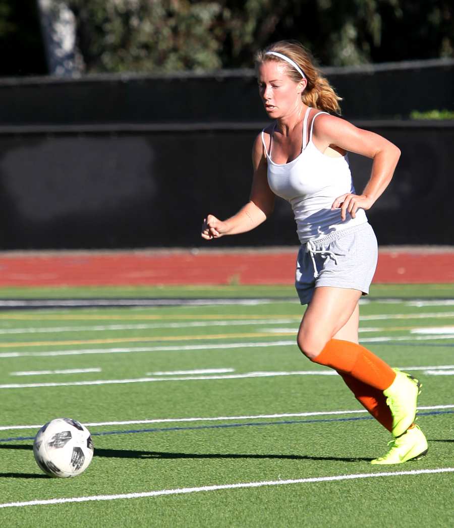 celebrities playing soccer