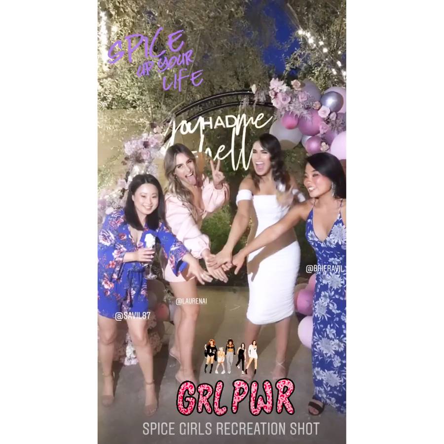 Bachelor in Paradise Ashley Iaconetti Throws Lavish Bridal Shower Spice Girls Recreation Shot