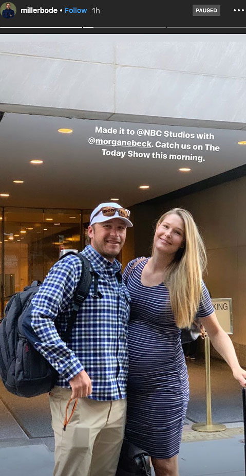 Bode Miller Morgan Miller Pregnant Today Show