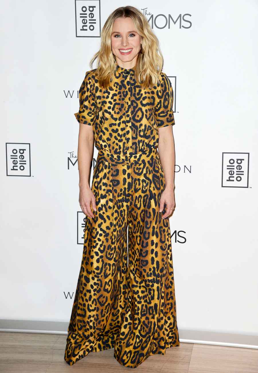 Celebs Wearing Leopard - Kristen Bell February 25, 2019