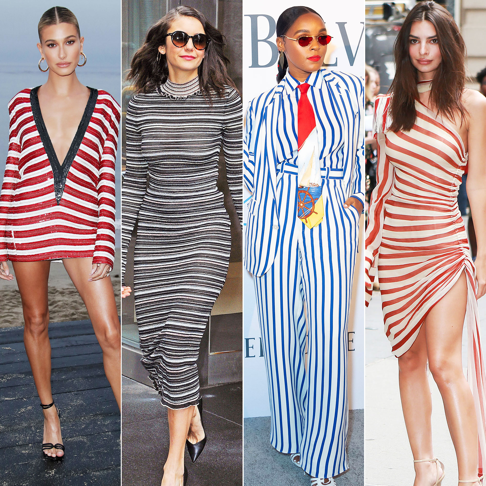 Celebs Wearing Stripes