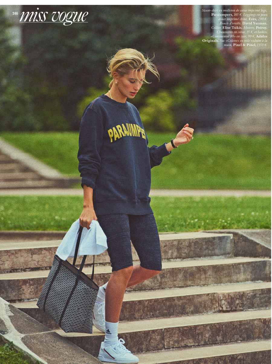 Hailey Baldwin Princess Diana Vogue