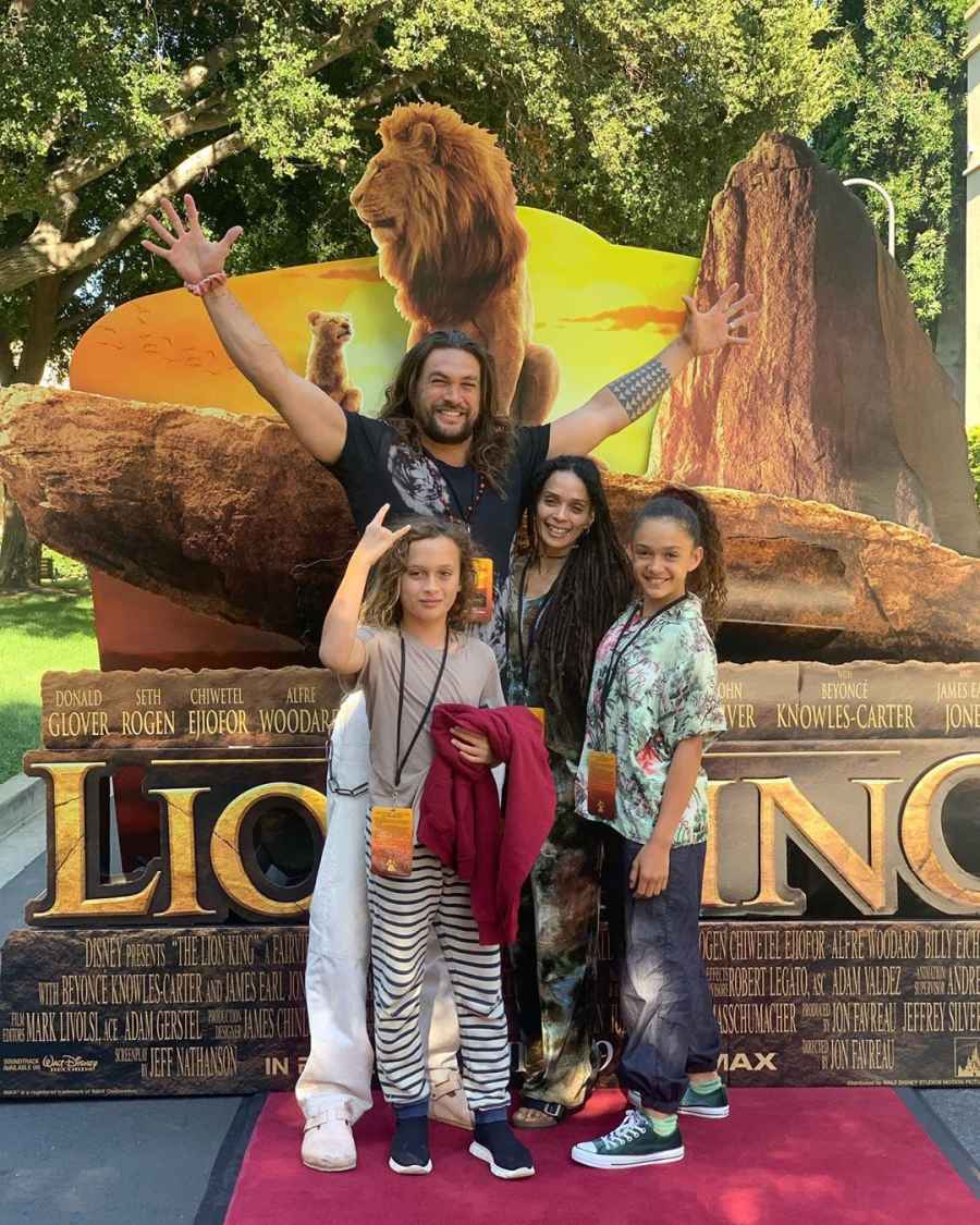 Jason Momoa Lisa Bonet and kids