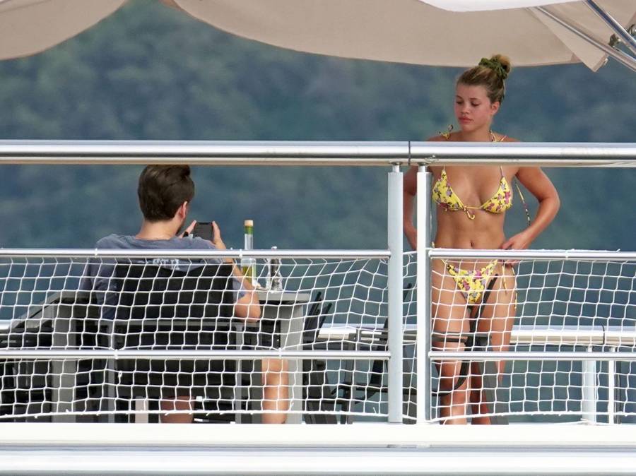 Scott Disick and Sofia Richie Fun in Capri